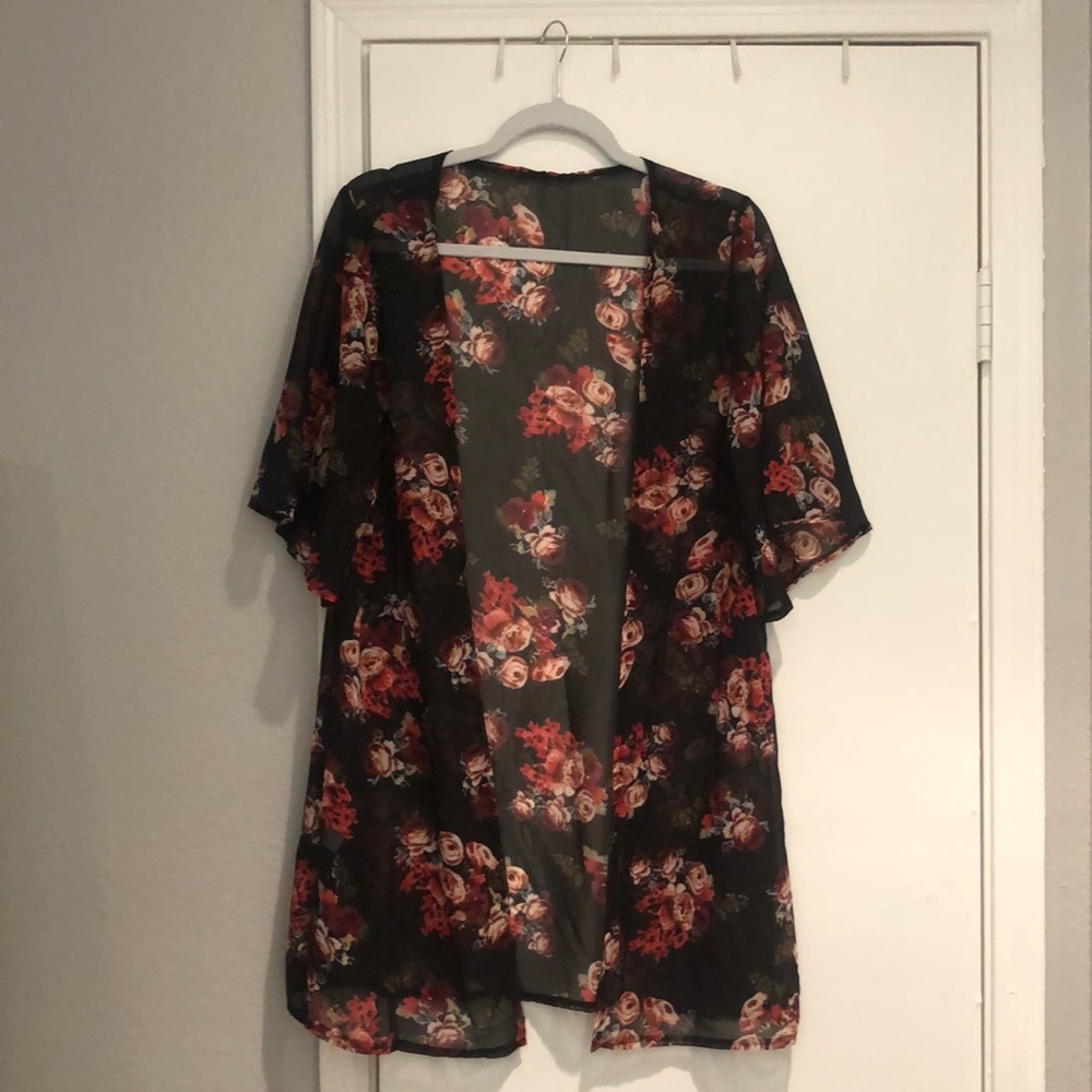 Floral kimono